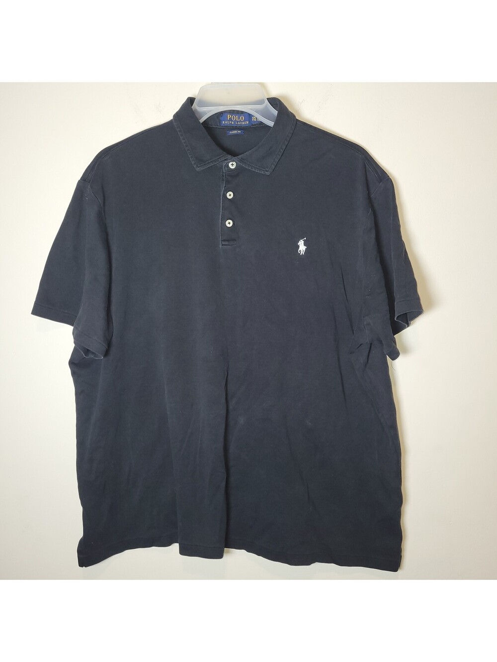 Polo Ralph Lauren Men's XXL Classic Fit Black Short Sleeve Polo Shirt